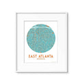 East Atlanta - Blue + Orange