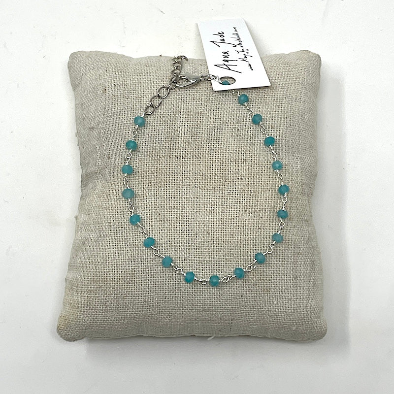 Gemstone Bracelet - Silver