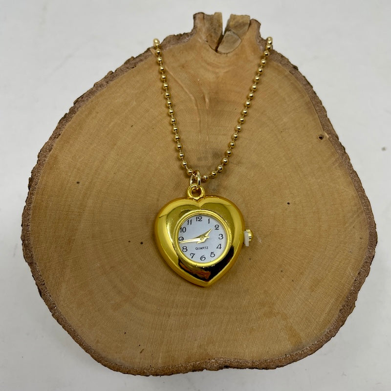 Necklace - Heart Watch