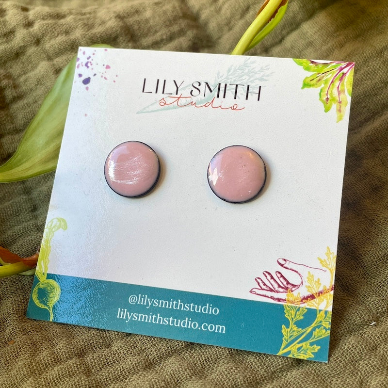 Dot Enamel Studs