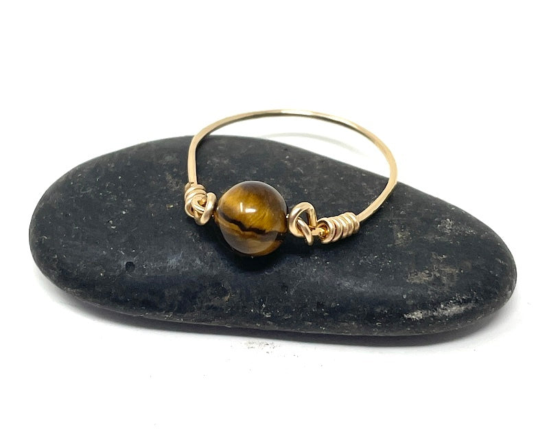 Ring - Wire Wrapped Gem