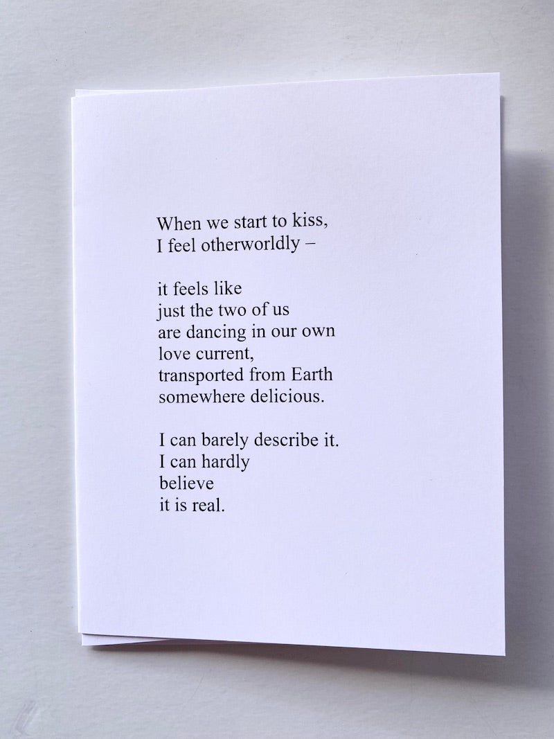 Card - When we start to kiss