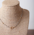 Necklace - Labradorite and Pyrite Circle