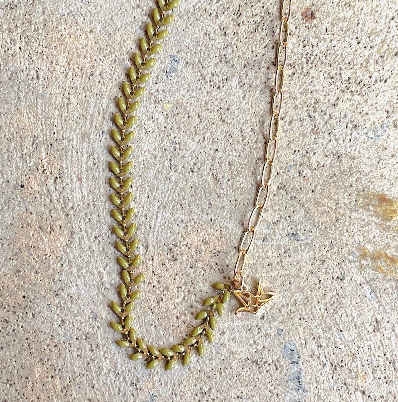 Necklace - Gold and Vine
