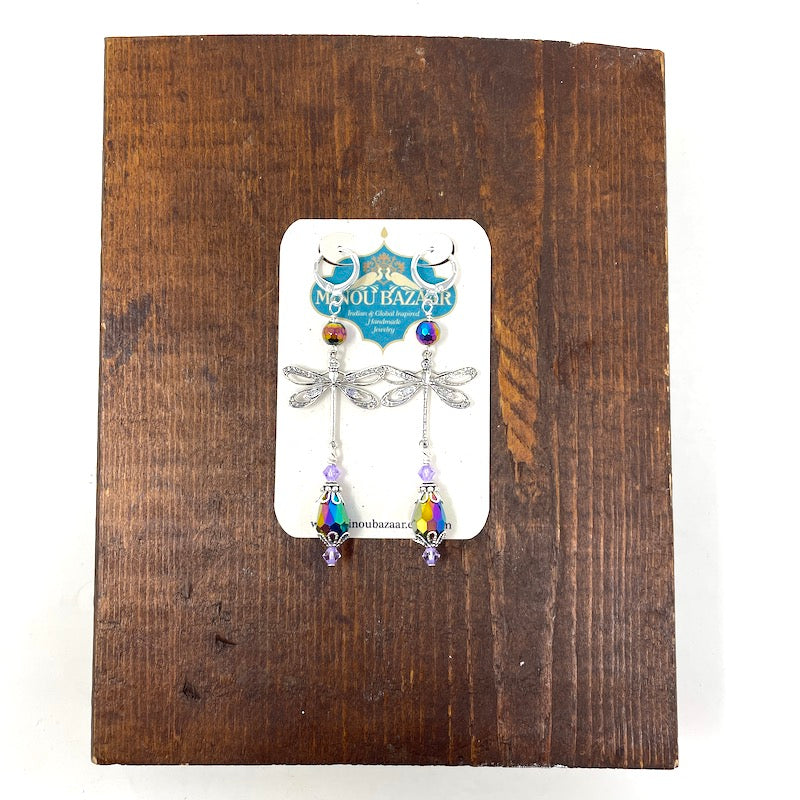Earrings - Dragonfly