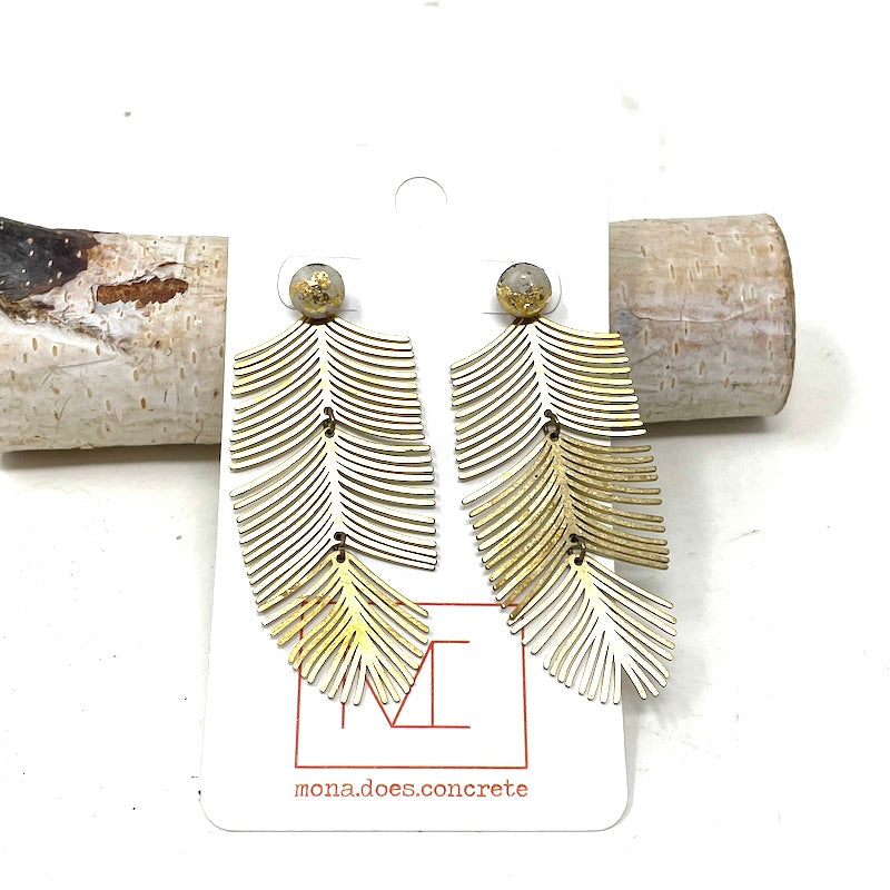 Earrings - Feathers