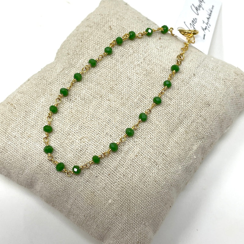 Gemstone Bracelet - Gold
