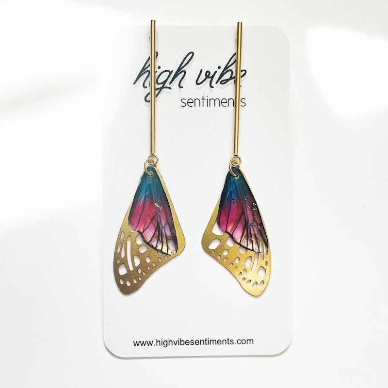 Studs - Butterfly Wing Dangles