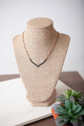 Necklace - Black V