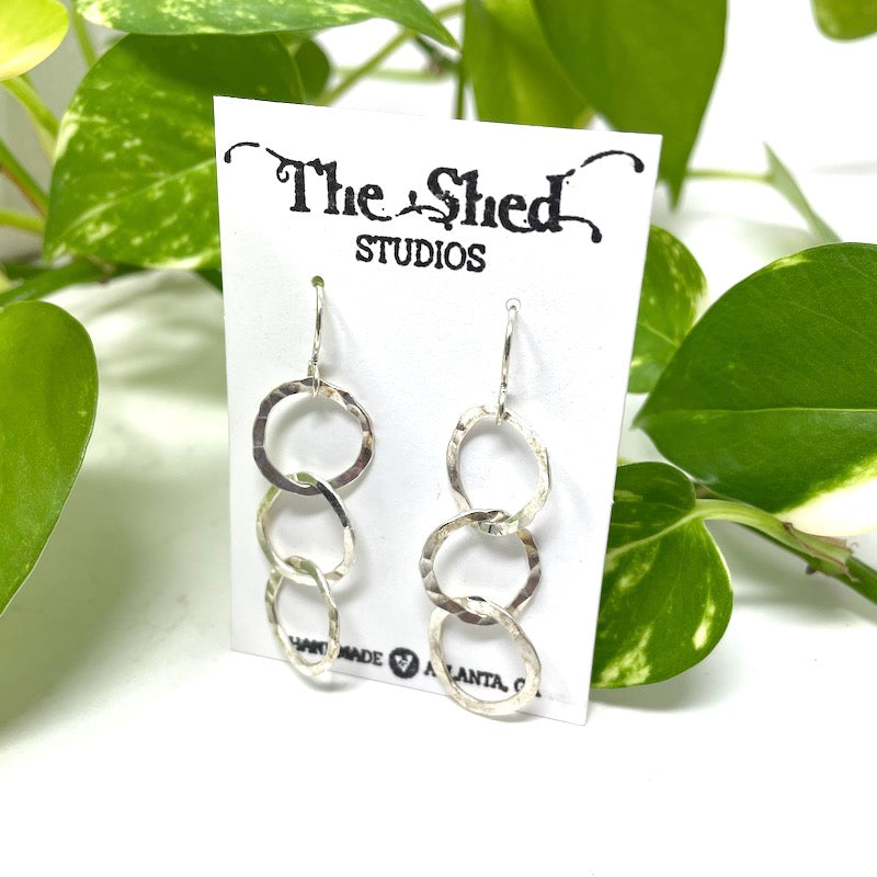 Earrings - Triple Hoops