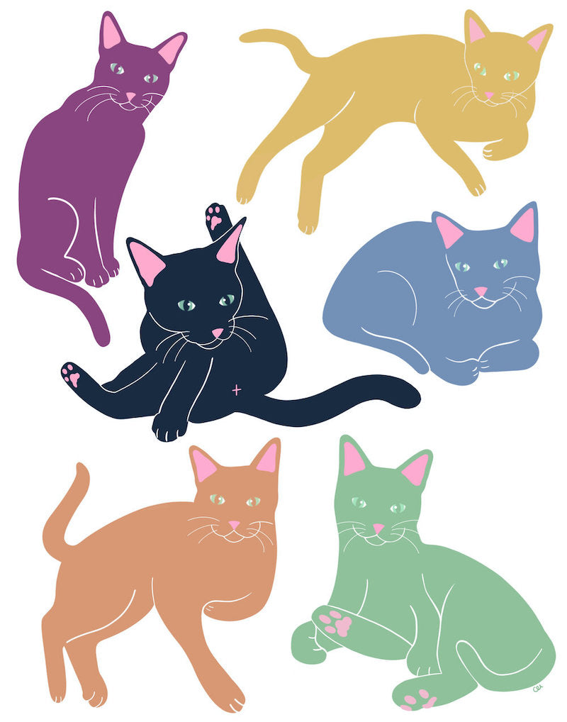 Print - Cat Party