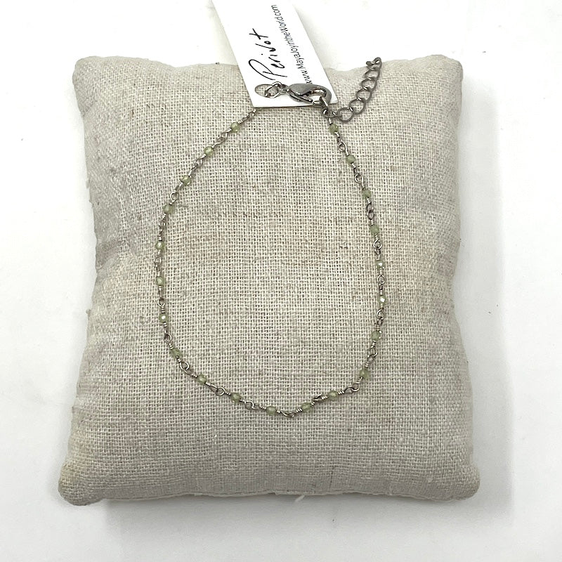 Gemstone Bracelet - Silver