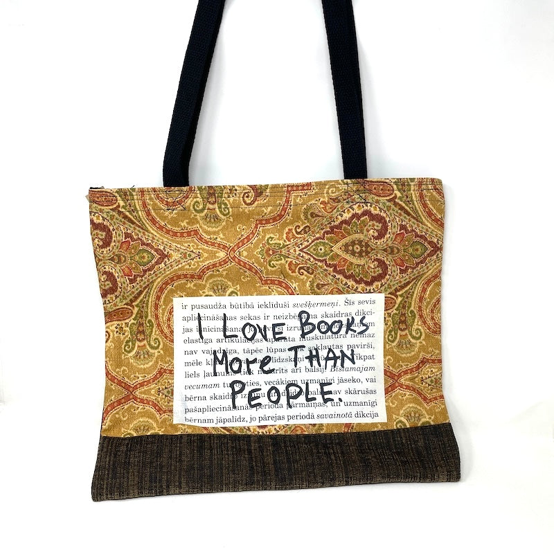Tote Bag - I Love Books More Than People