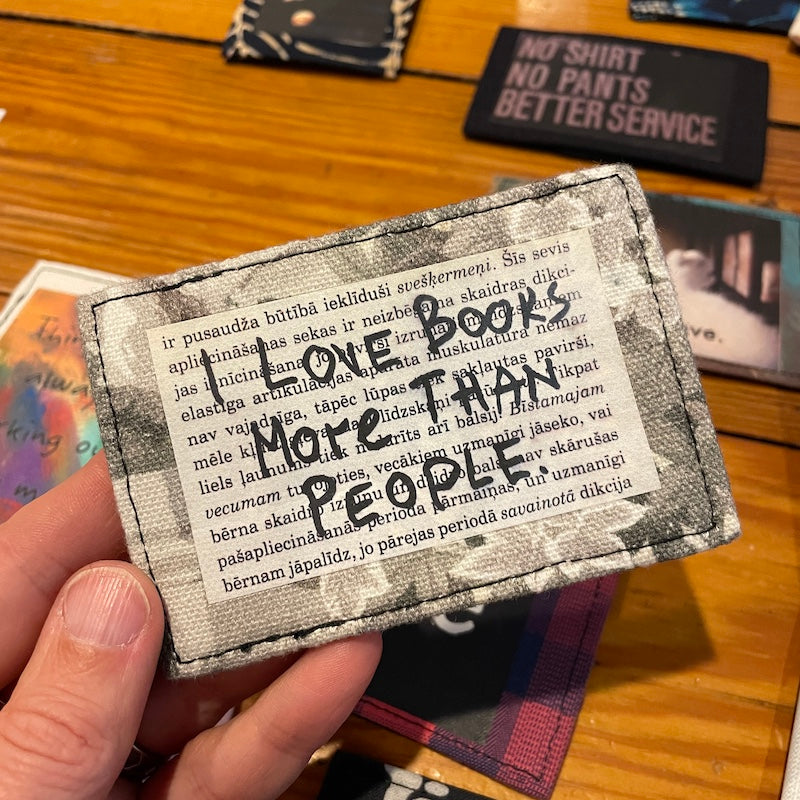 Mini Wallet - I Love Books More Than People