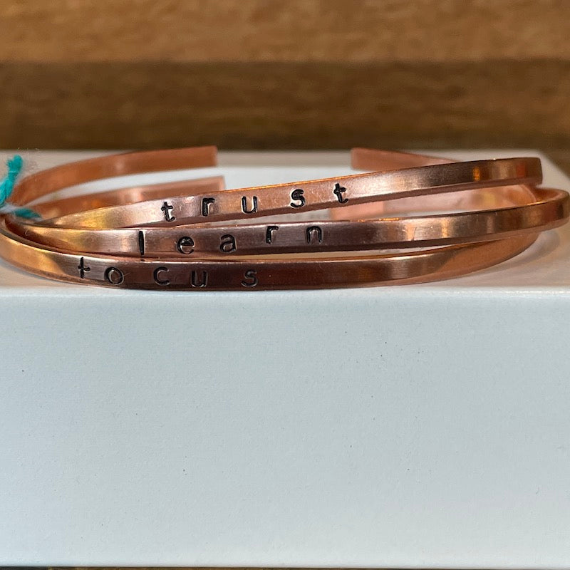 Copper Bracelet Trio