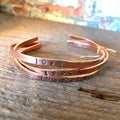 Copper Bracelet Trio