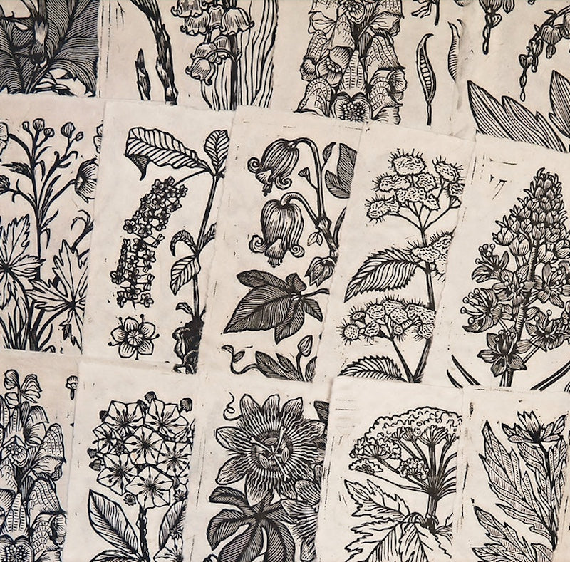 Block Print - Botanical