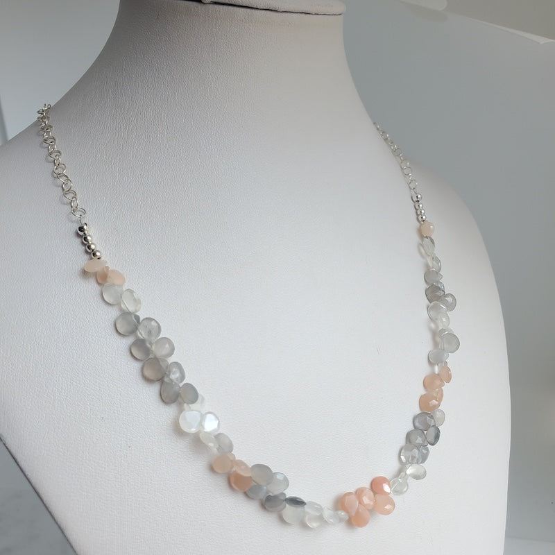 Necklace - Rainbow Moonstone Sophisticate