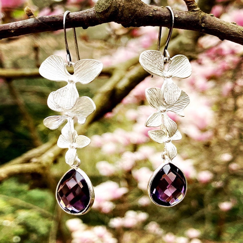 Earrings - Orchid Amethyst