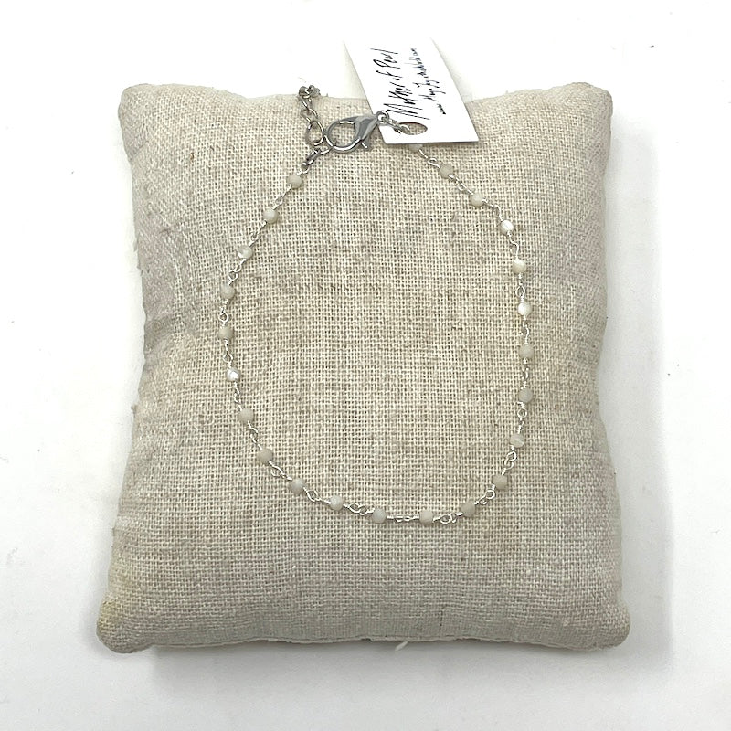 Gemstone Bracelet - Silver