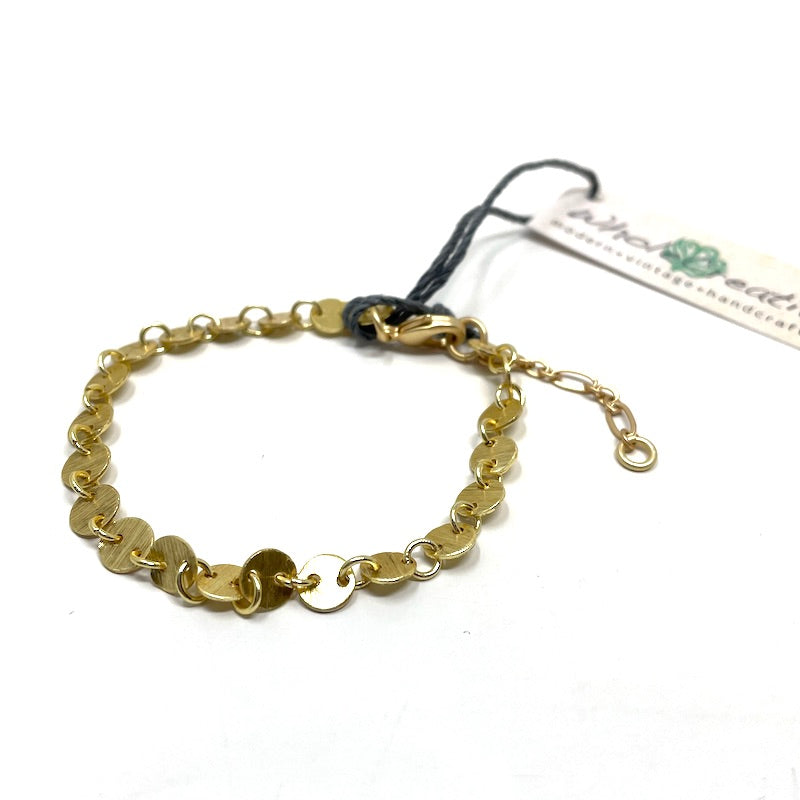 Bracelet - Gold Circle Chain
