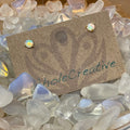 Stud Earrings - Tiny Opal
