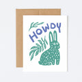 Card - Howdy Bunny