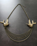 Necklace - Twin Hummingbirds