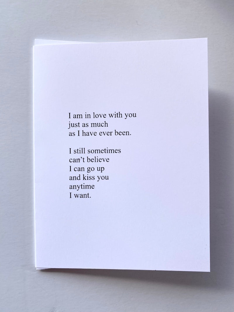 Card - I am in love with you