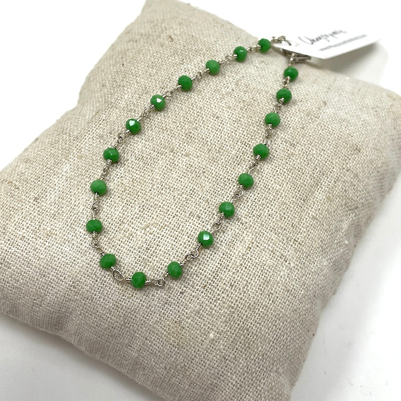 Gemstone Bracelet - Silver