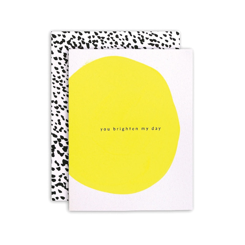 Card - You brighten my day