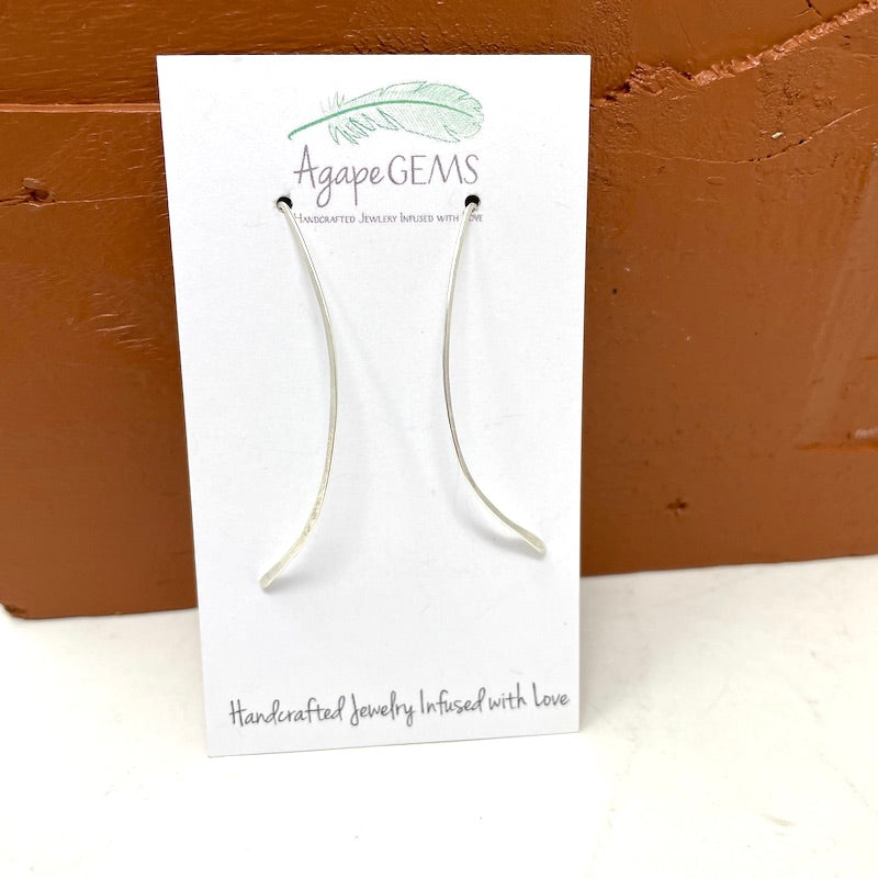 Earrings - Sterling Arcs