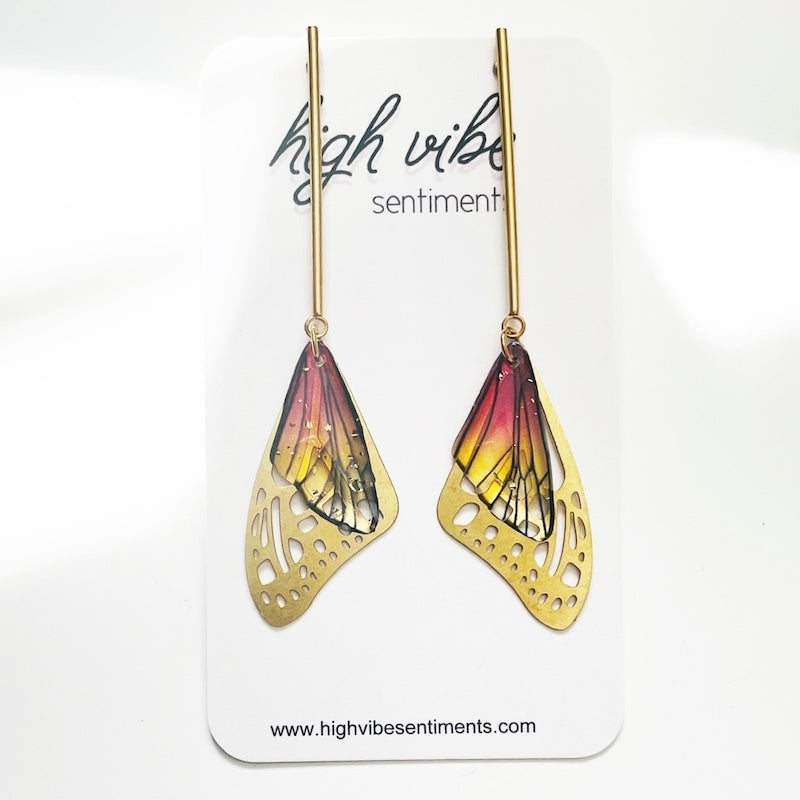 Studs - Butterfly Wing Dangles