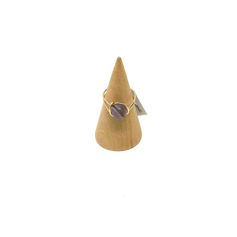 Ring - Wire Wrapped Gem
