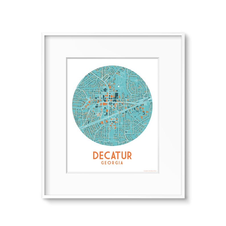 Decatur - Blue + Orange
