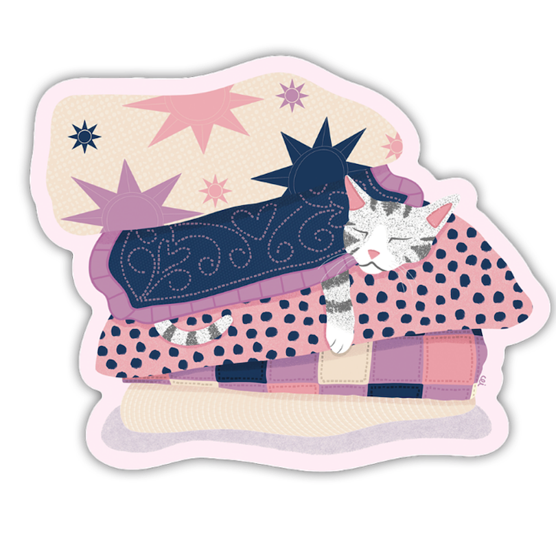 Sticker - Cozy Cat Nap
