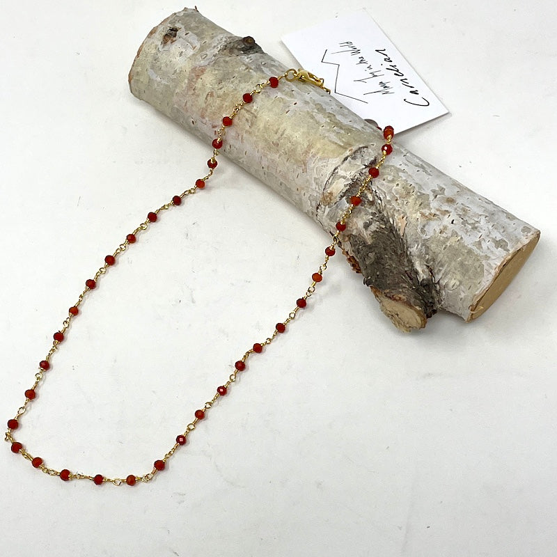 Gemstone Choker - Gold