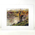 Art Print - Fall ablaze at Avondale Lake