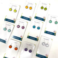 Dot Enamel Earrings