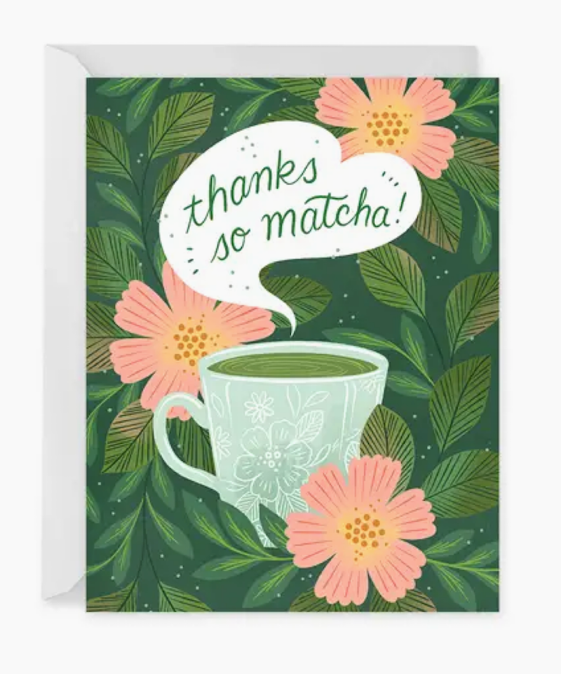 Card - Thanks so matcha