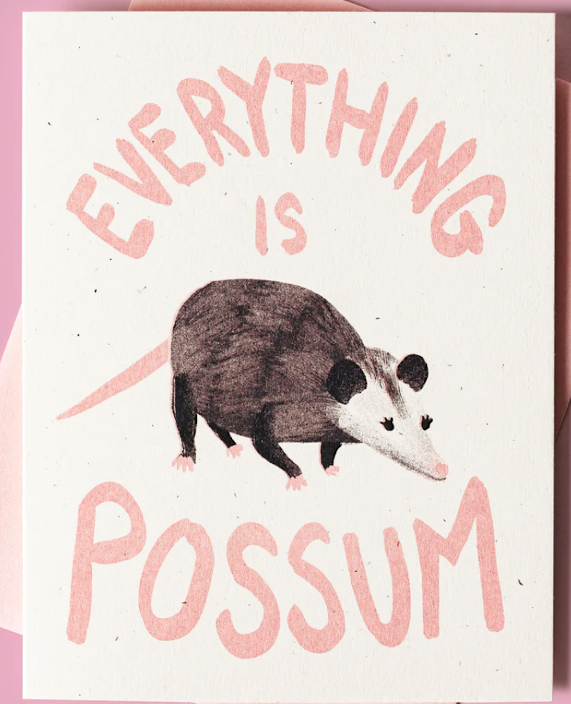 Card - Everything is Possum