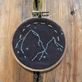 3" Hoop - Mountains