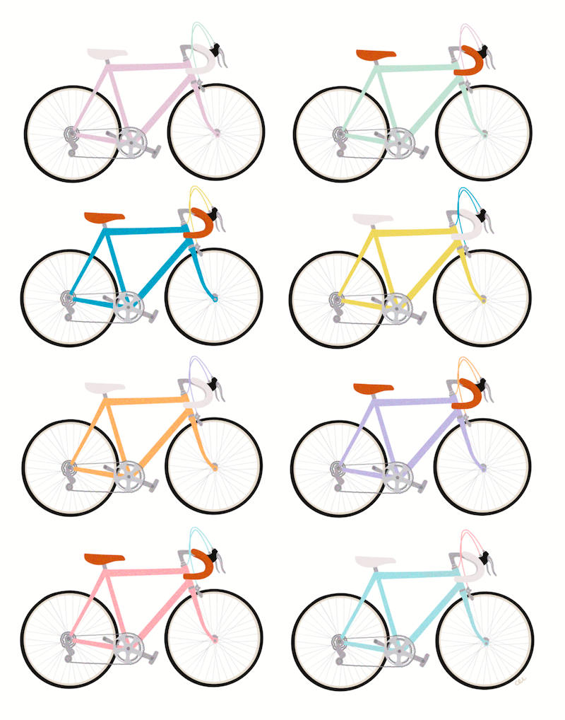 Print - Road Bikes