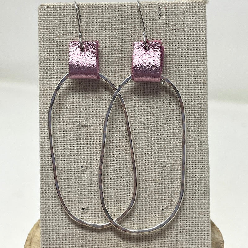 Large Sterling Hoops