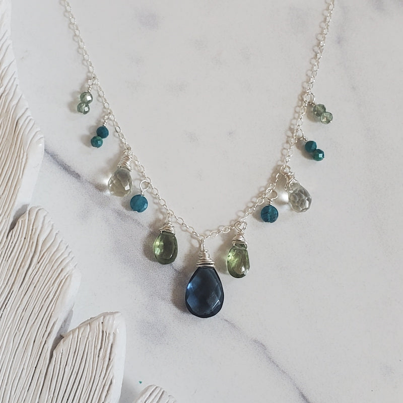 Necklace - Peacock Smile
