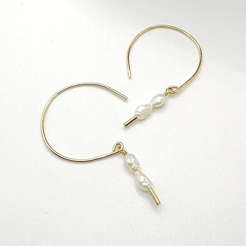 Earrings - Freshwater Pearl Drops