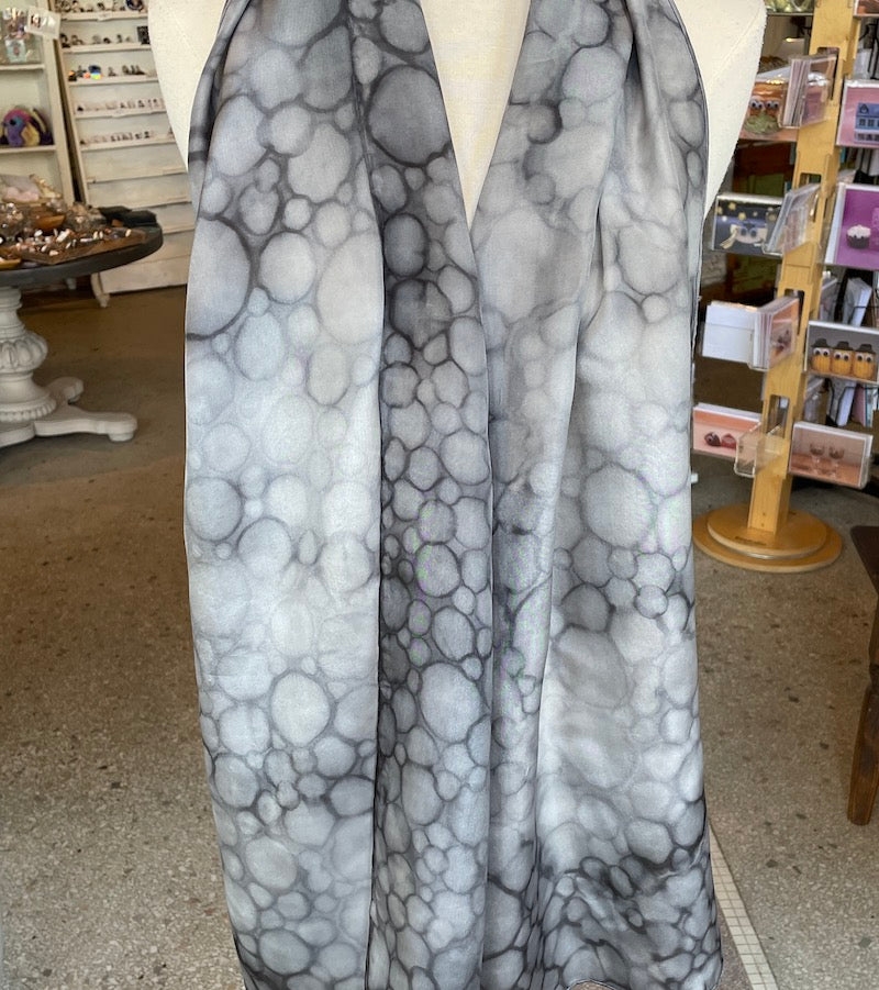 Silk Scarves - Shibori Resist
