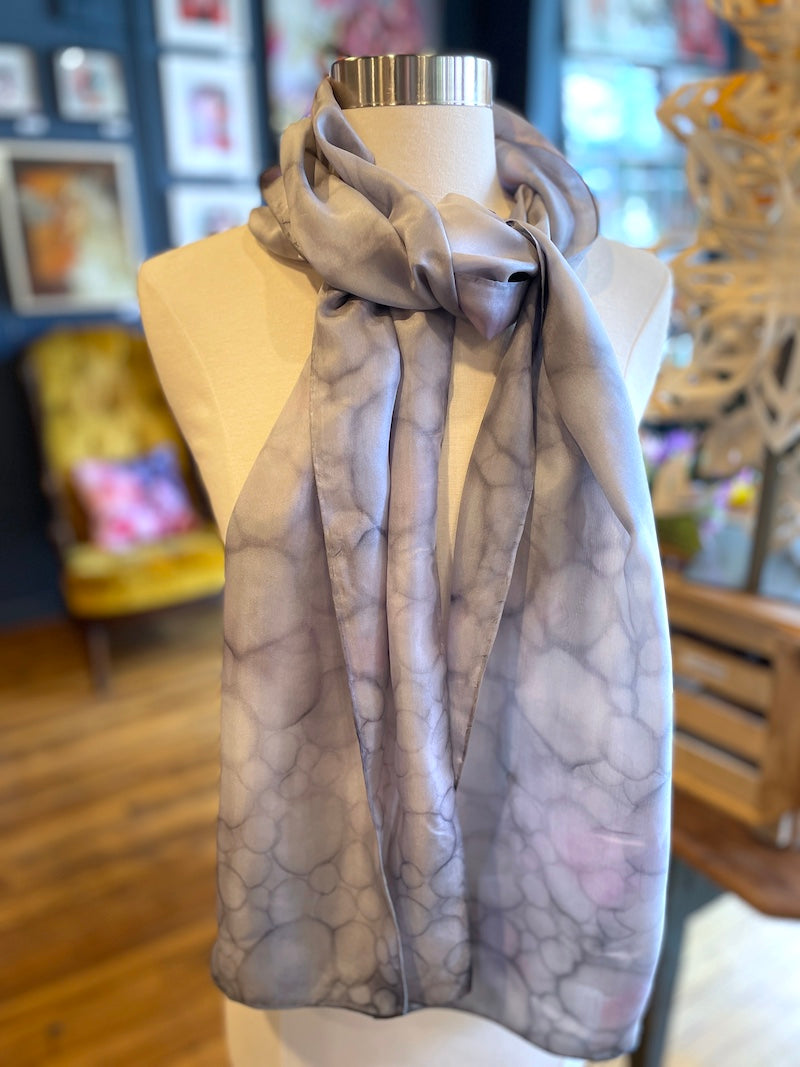 Silk Scarves - Shibori Resist