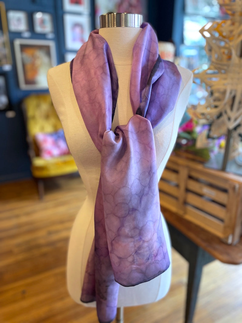 Silk Scarves - Shibori Resist