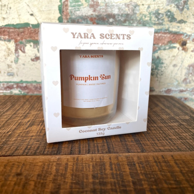 Soy Candle (Boxed) - Pumpkin Bun